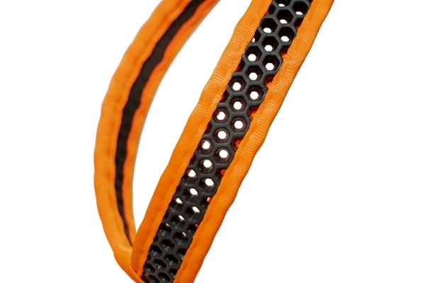 SOFTY Geschirr - Größe 2 - orange/schwarz